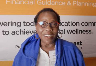 Woman at Educators Choice event
