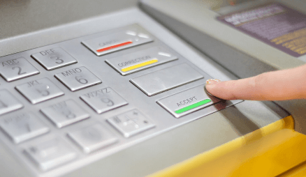 atm machine keypad